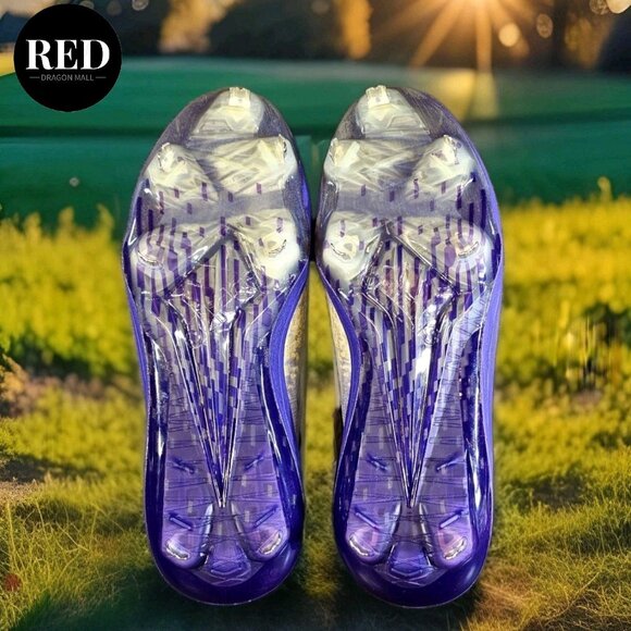 Adidas Afterburner 9 Washington Huskies Purple Gold Baseball Cleats Men's Sz 13 - Picture 7 of 15